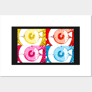 Warhol-eyehole Posters and Art